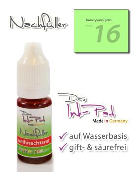 Nachfüller 10ml in pastell grün für Das Ink-Pad - Stempelkissen