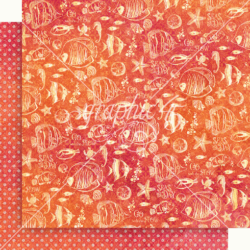 Graphic 45 - Designpapier "Seas the Day" Collection Pack 8x8 Inch - 24 Bogen