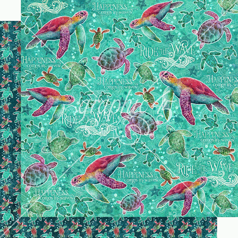 Graphic 45 - Designpapier "Seas the Day" Collection Pack 12x12 Inch - 24 Bogen