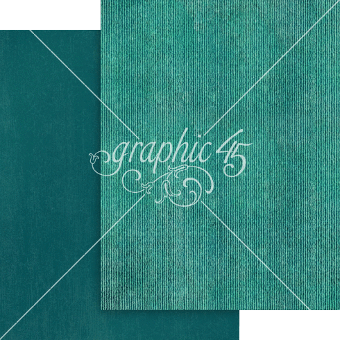 Graphic 45 - Designpapier "Seas the Day" Patterns & Solid Pad 8,5x11 Inch - 16 Bogen