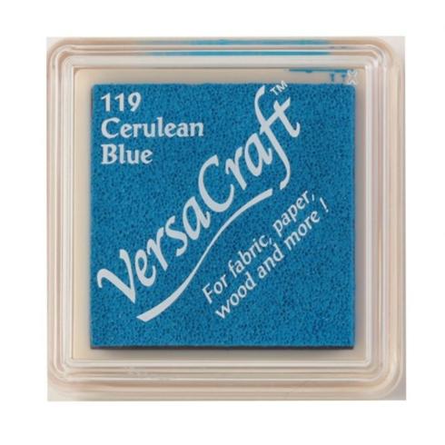 Tsukineko - VersaCraft Small Ink Pad "Cerulean Blue" Pigment Stempelkissen