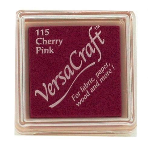 Tsukineko - VersaCraft Small Ink Pad "Cherry Pink" Pigment Stempelkissen
