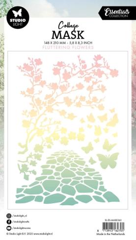 Studio Light - Schablone "Fluttering Flowers" Stencil  