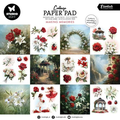 Studio Light - Designpapier "Making Memories" Paper Pack 8x8 Inch - 24 Bogen