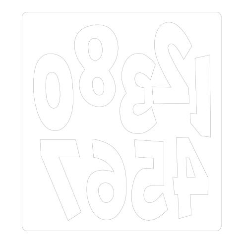 Sizzix - Stanzschablone "Numeracy" Bigz Craft Dies