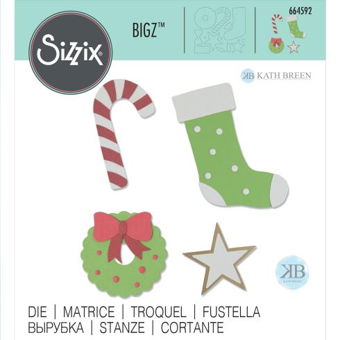 Sizzix - Stanzschablone "Saison Elemente" Bigz Craft Dies Design by Kath Breen