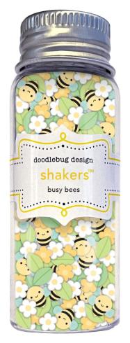 Doodlebug Design - Schüttelelemente "Bee Happy Busy Bees" Shakers