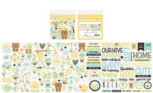 Doodlebug Design - Stanzteile "Bee Happy" Die Cuts All The Things