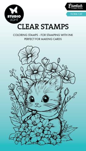 Studio Light - Stempel "Floral Cat" Clear Stamps