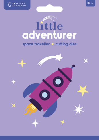 Crafters Companion - Stanzschablone "Space Traveller" Dies