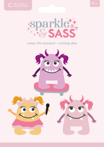 Crafters Companion - Stanzschablone "Missy the Monster" Dies