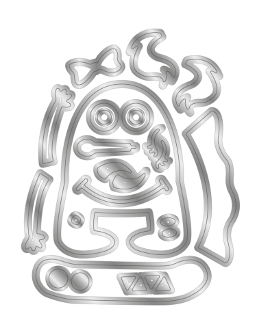 Crafters Companion - Stanzschablone "Missy the Monster" Dies