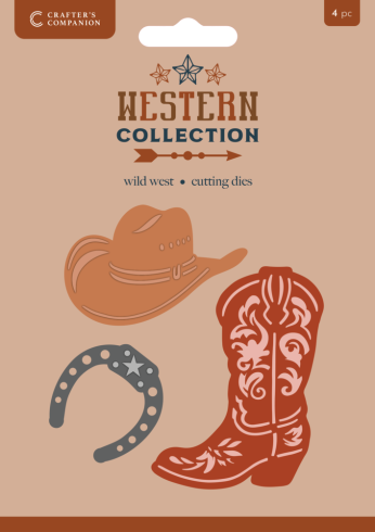 Crafters Companion - Stanzschablone "Wild West" Dies