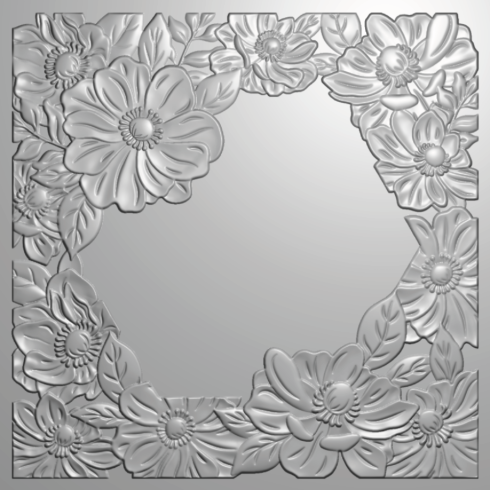Crafters Companion - Prägefolder, Stanzschablone,Schablone "Alluring Anemones" Embossingfolder, Dies,Stencil