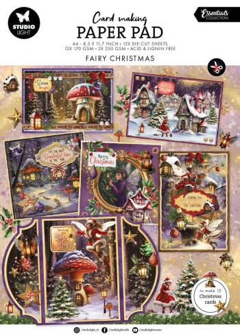 Studio Light  "Fairy Christmas" Cardmaking Pad A4