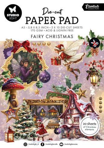 Studio Light - Stanzteile "Fairy Christmas" Die Cut Block - 20 Bogen