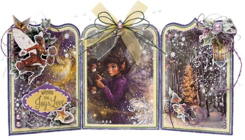 Studio Light - Stanzteile "Fairy Christmas" Die Cut Block - 20 Bogen