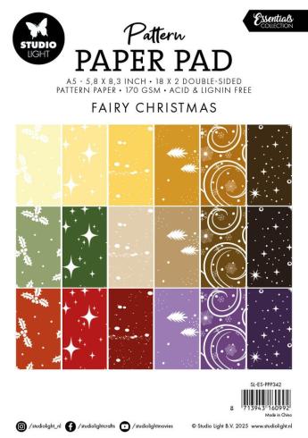 Studio Light - Designpapier A5 "Fairy Christmas" Pattern Paper Pad - 36 Bogen