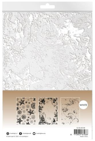 Studio Light - Pergamentpapier "Fairy Christmas" Vellum Paper Pad 5,8x8,3 Inch - 6 Bogen