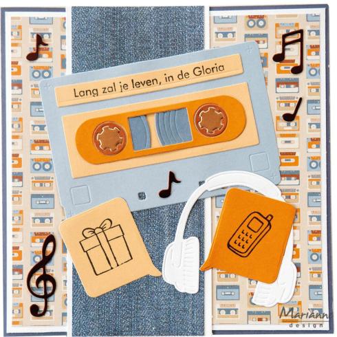 Marianne Design - Stempel & Stanzschbalone "Chat Bubbles" Clear Stamps & Dies