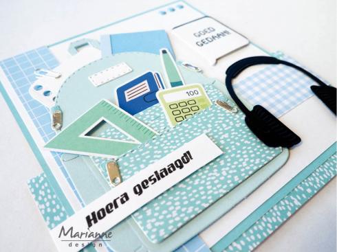 Marianne Design - Präge- und Stanzschalone "Backpack" Collectables Dies