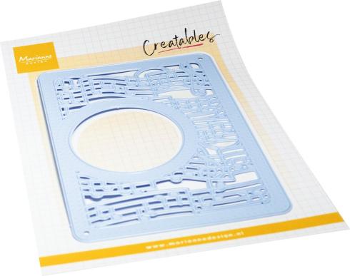 Marianne Design - Präge- und Stanzschablone "Musical Frame" Creatables Dies