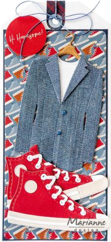 Marianne Design - Klebeperlen "Hi Handsome!" Enamel Dots