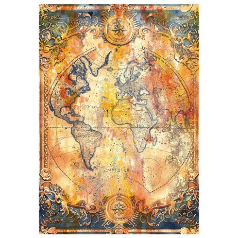 Ciao Bella - Decopatch Papier "Past Time" Rice Paper A4 - 4 Bogen