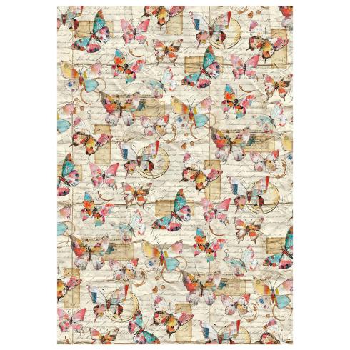 Ciao Bella - Decopatch Papier "Quintessential" Mixed Media Rice Paper A4 - 4 Bogen