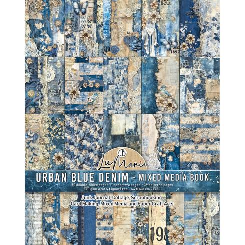 Ciao Bella - Maxi Mixed Media Book A4 "Urban Blue Denim"