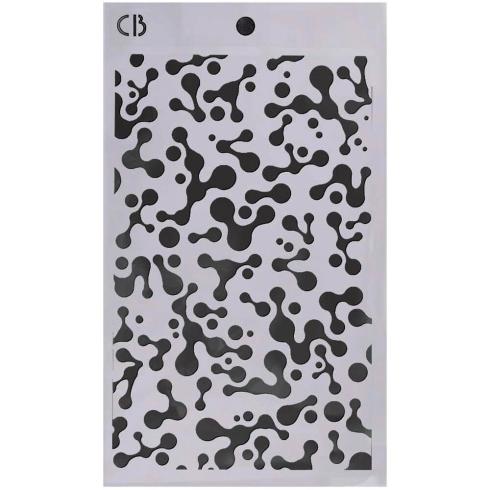 Ciao Bella - Schablone 5x8 Inch - Mixed Media Triple Layer Stencils Set "#001"