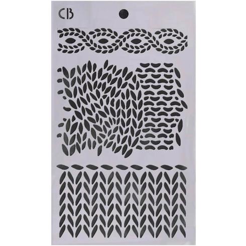 Ciao Bella - Schablone 5x8 Inch - Mixed Media Triple Layer Stencils Set "#001"