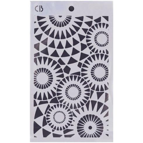 Ciao Bella - Schablone 5x8 Inch - Mixed Media Triple Layer Stencils Set "#003"