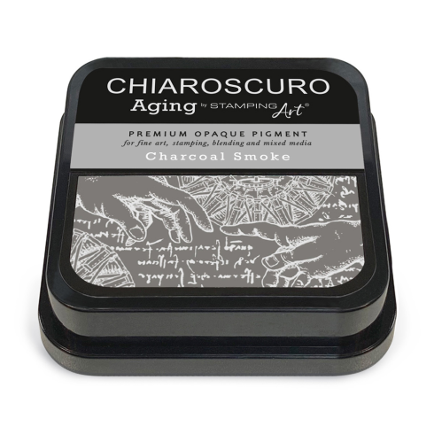 Ciao Bella - Chiaroscuro Aging Ink Pad "Charcoal Smoke" Pigment Stempelkissen