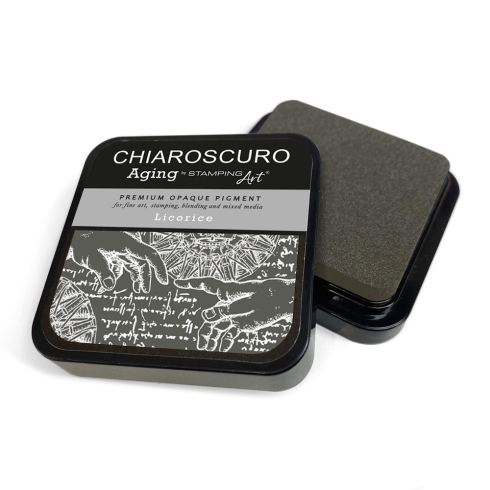 Ciao Bella - Chiaroscuro Aging Ink Pad "Licorice" Pigment Stempelkissen