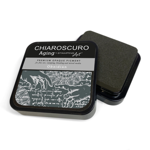 Ciao Bella - Chiaroscuro Aging Ink Pad "Obsidian" Pigment Stempelkissen