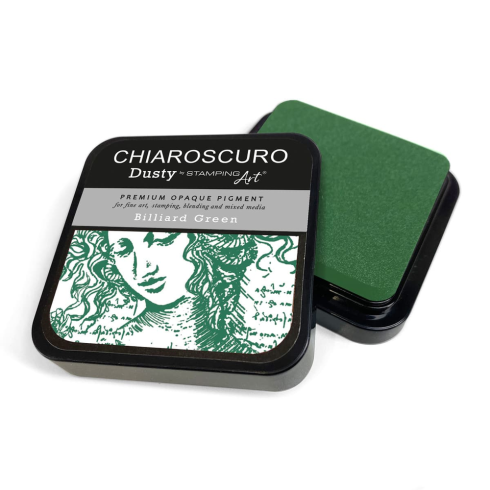 Ciao Bella - Chiaroscuro Dusty Ink Pad "Billiard Green" Pigment Stempelkissen