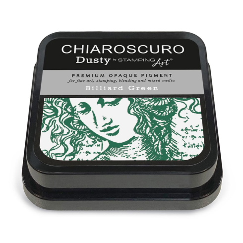 Ciao Bella - Chiaroscuro Dusty Ink Pad "Billiard Green" Pigment Stempelkissen