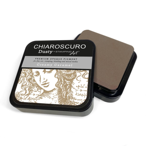Ciao Bella - Chiaroscuro Dusty Ink Pad "Creamy Caramel" Pigment Stempelkissen