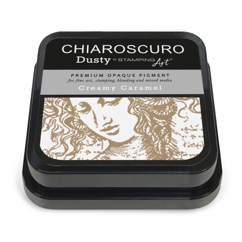 Ciao Bella - Chiaroscuro Dusty Ink Pad "Creamy Caramel" Pigment Stempelkissen