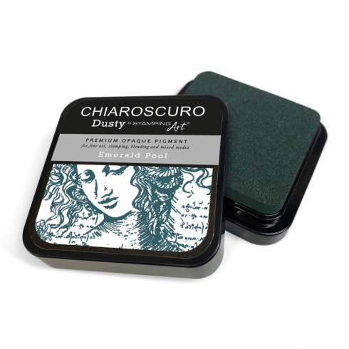 Ciao Bella - Chiaroscuro Dusty Ink Pad "Emerald Pool" Pigment Stempelkissen