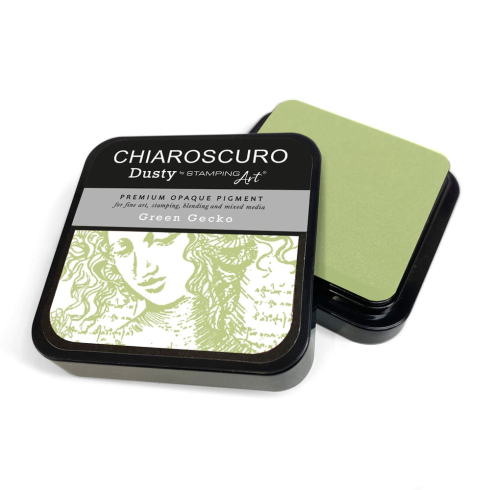 Ciao Bella - Chiaroscuro Dusty Ink Pad "Green Gecko" Pigment Stempelkissen
