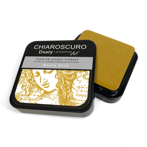 Ciao Bella - Chiaroscuro Dusty Ink Pad "Mecca Gold" Pigment Stempelkissen