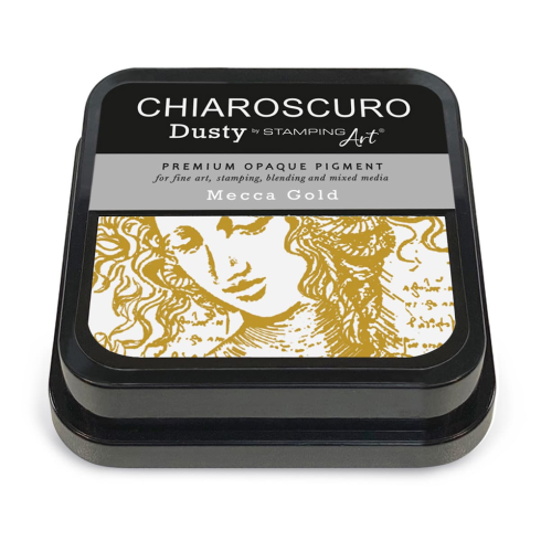 Ciao Bella - Chiaroscuro Dusty Ink Pad "Mecca Gold" Pigment Stempelkissen