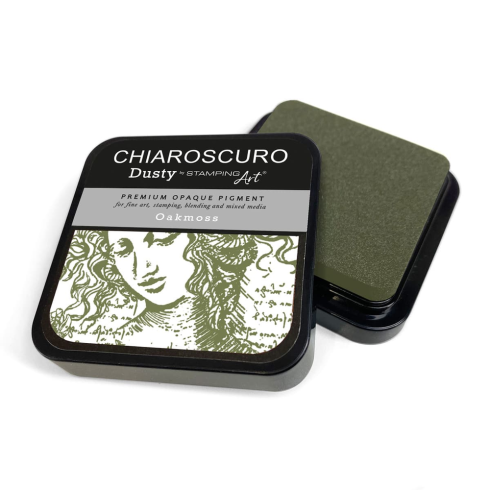 Ciao Bella - Chiaroscuro Dusty Ink Pad "Oakmoss" Pigment Stempelkissen
