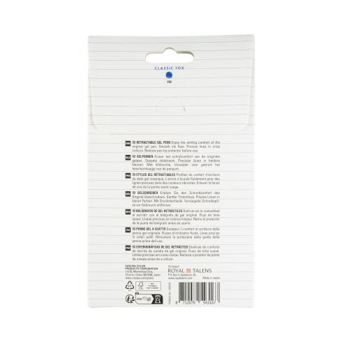 Sakura - Gelstift - Classic Set "Blue" Gelly Roll Pen Retractable