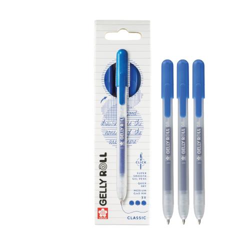 Sakura - Gelstift - Classic Set "Blue" Gelly Roll Pen Retractable
