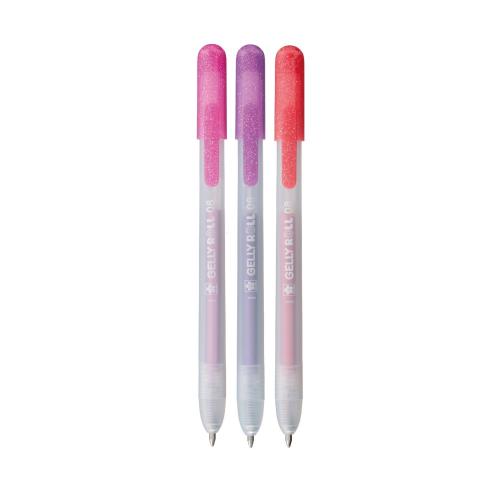 Sakura - Gelstift - Metallic Set "Pink Purple Red" Gelly Roll Pen Retractable