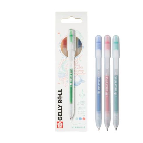 Sakura - Gelstift - Stardust Set "Blue Red Green" Gelly Roll Pen Retractable