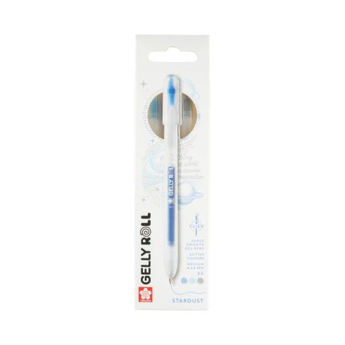 Sakura - Gelstift - Stardust Set "Sky Blue Blue Silver" Gelly Roll Pen Retractable